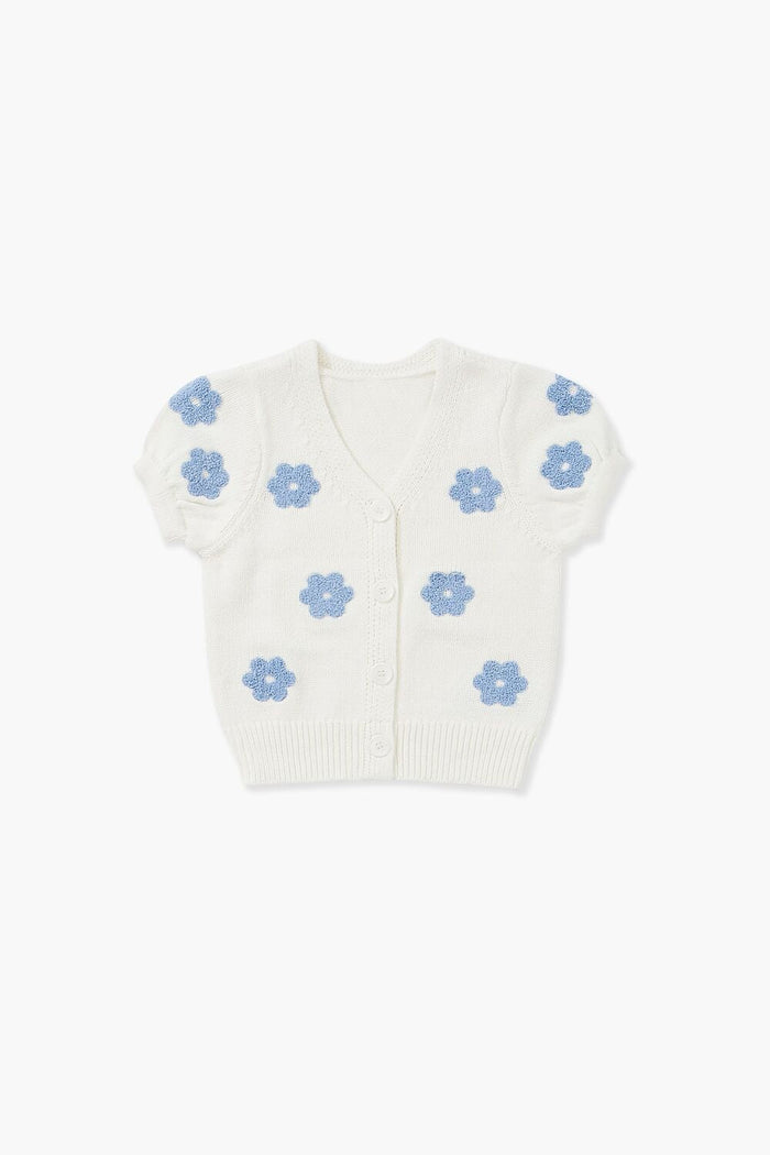 Girls Floral Cardigan Sweater (Kids)