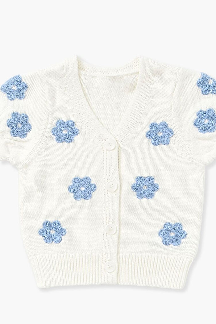 Girls Floral Cardigan Sweater (Kids)