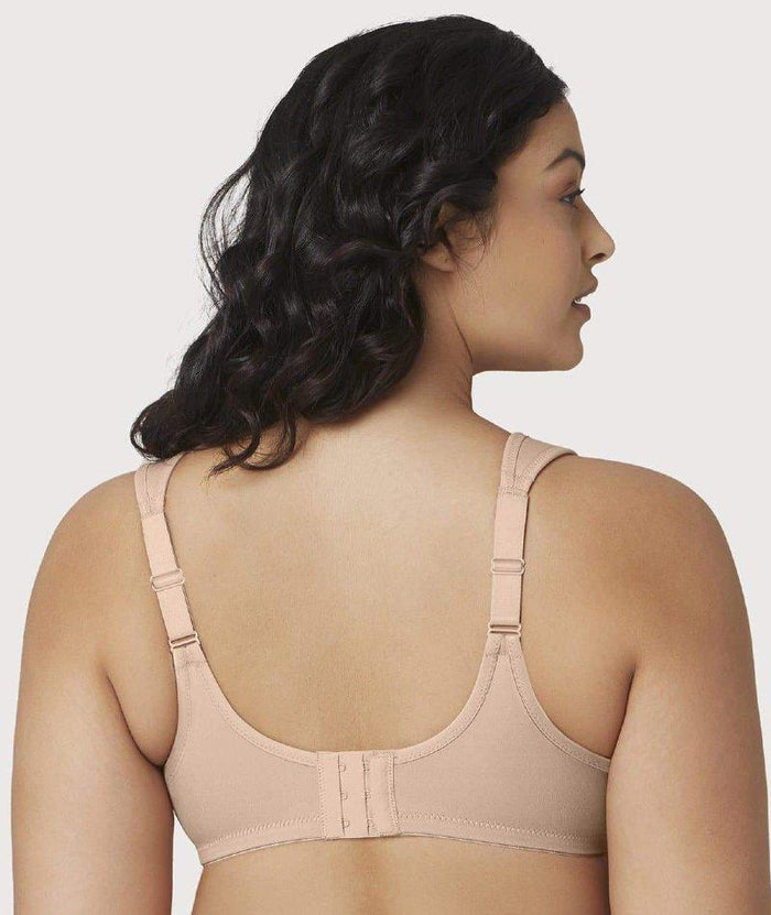 Glamorise Low Cut WonderWire Lace Bra - Cafe Bras