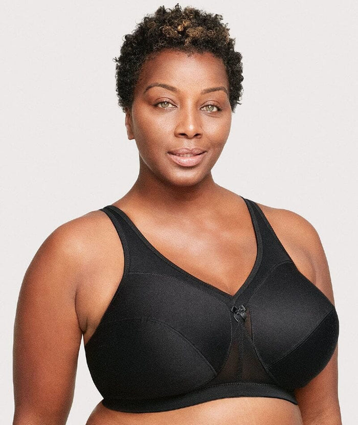 Glamorise Magiclift Active Support Wire-Free Bra - Black Bras