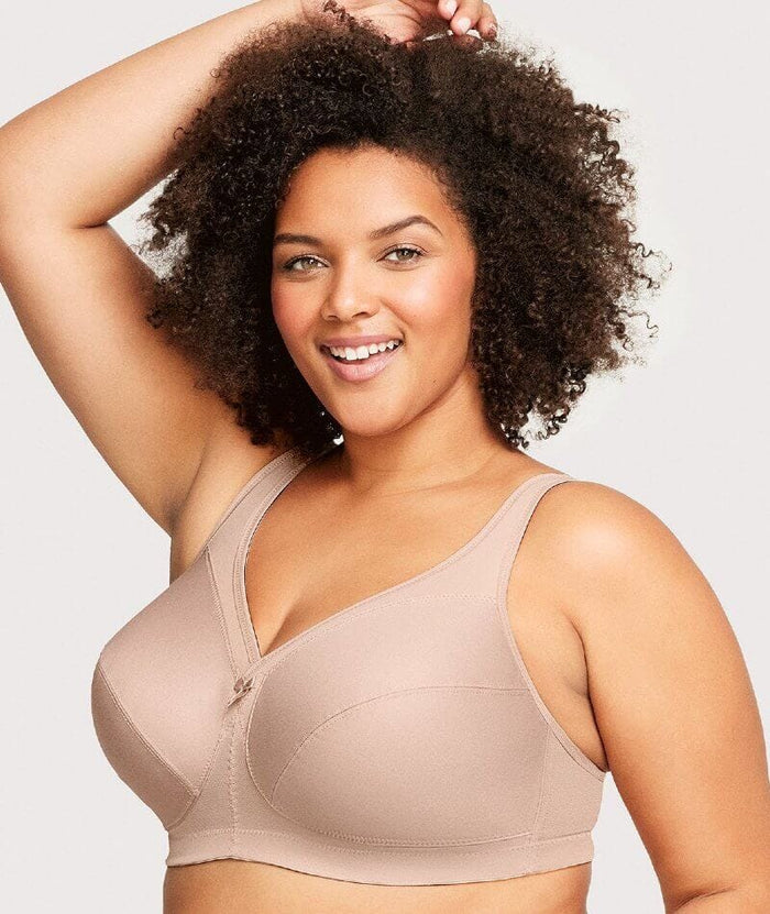 Glamorise Magiclift Active Support Wire-Free Bra - Cafe Bras