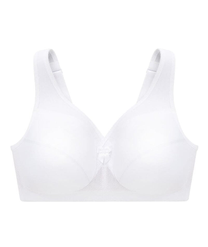 Glamorise Magiclift Active Support Wire-Free Bra - White Bras