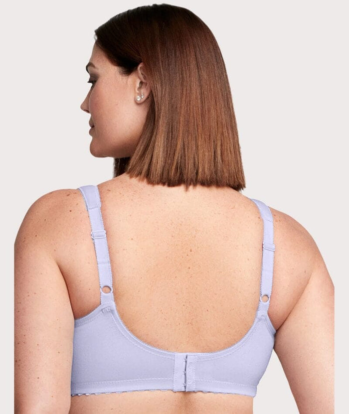 Glamorise MagicLift Cotton Support Wire-free Bra - Lilac Bras