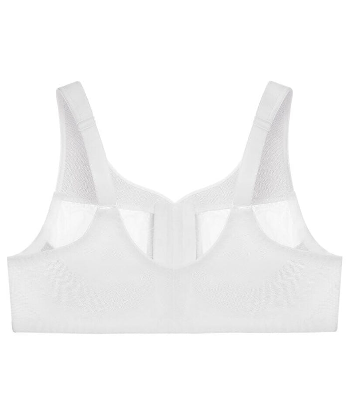 Glamorise Magiclift Natural Shape Wire-Free Front-Closure Bra - White Bras