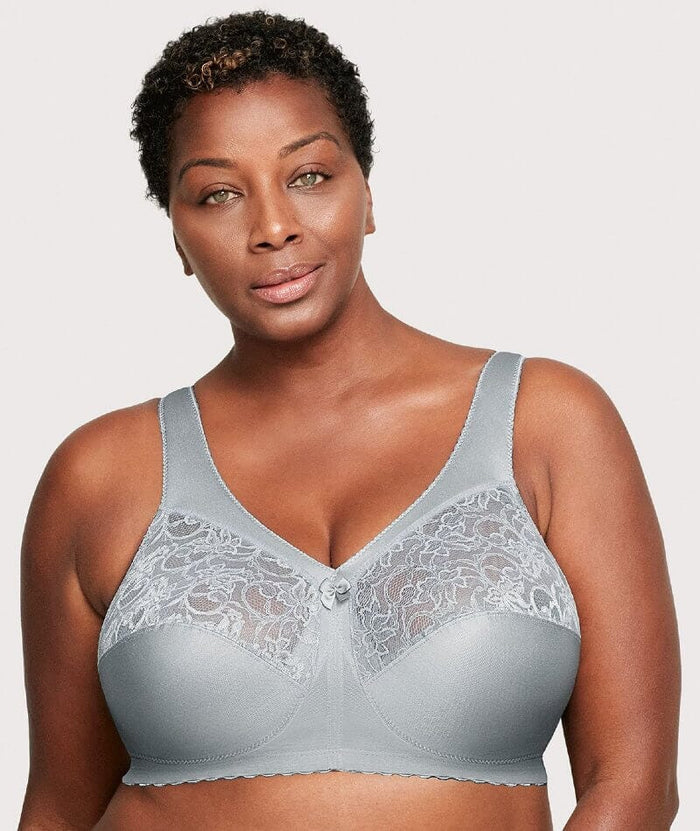 Glamorise Magiclift Original Wire-Free Support Bra - Soft Gray Bras