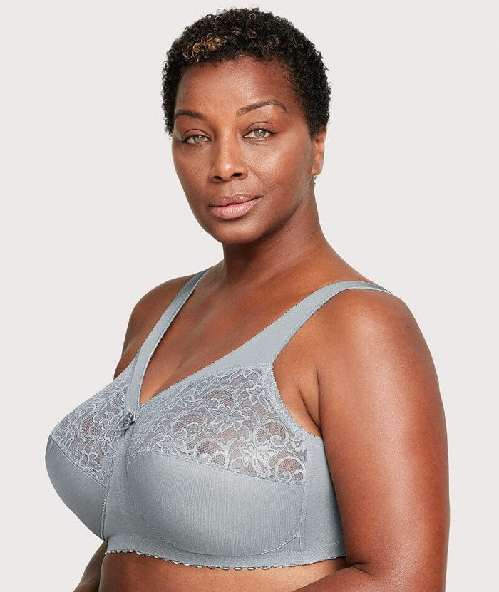 Glamorise Magiclift Original Wire-Free Support Bra - Soft Gray Bras