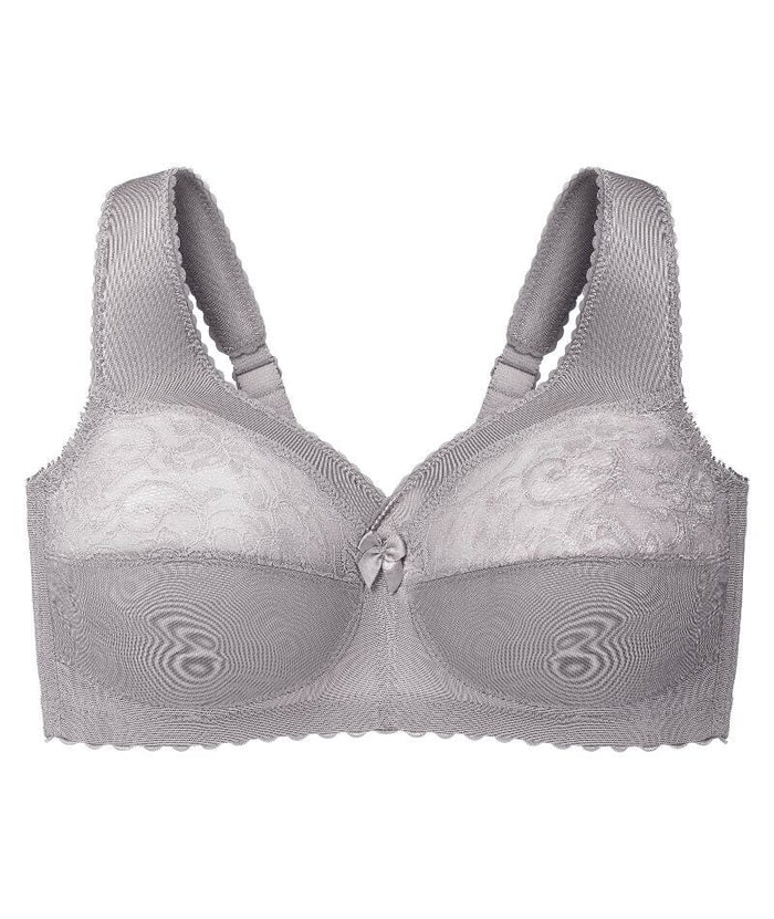 Glamorise Magiclift Original Wire-Free Support Bra - Soft Gray Bras