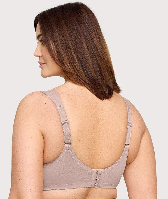 Glamorise Magiclift Seamless Support Wire-Free T-Shirt Bra - Taupe Bras