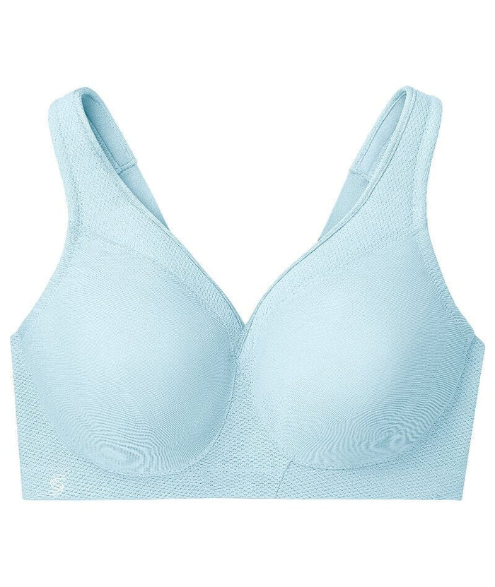 Glamorise Magiclift Seamless Wire-Free Sports Bra - Frosted Aqua Bras