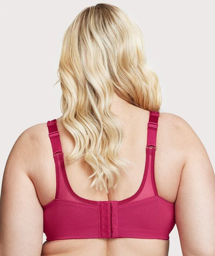 Glamorise Magiclift Seamless Wire-Free Sports Bra - Ruby Red Bras
