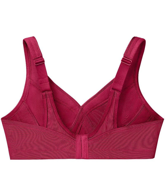 Glamorise Magiclift Seamless Wire-Free Sports Bra - Ruby Red Bras