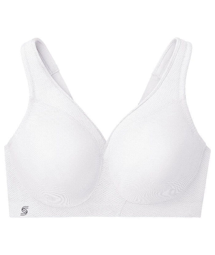 Glamorise Magiclift Seamless Wire-Free Sports Bra - White Bras