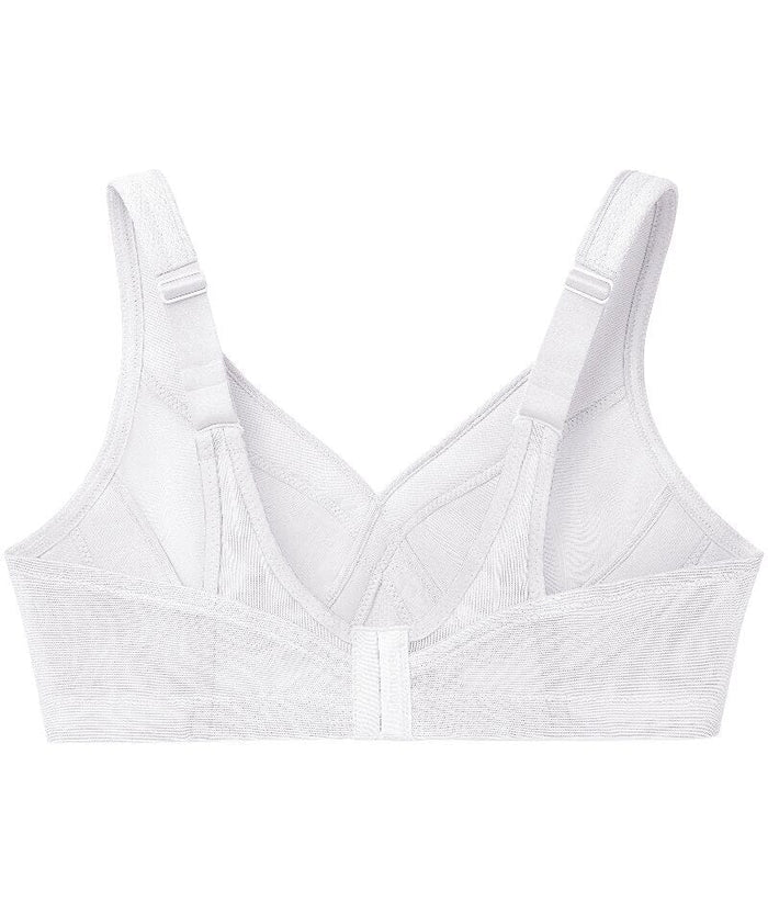 Glamorise Magiclift Seamless Wire-Free Sports Bra - White Bras