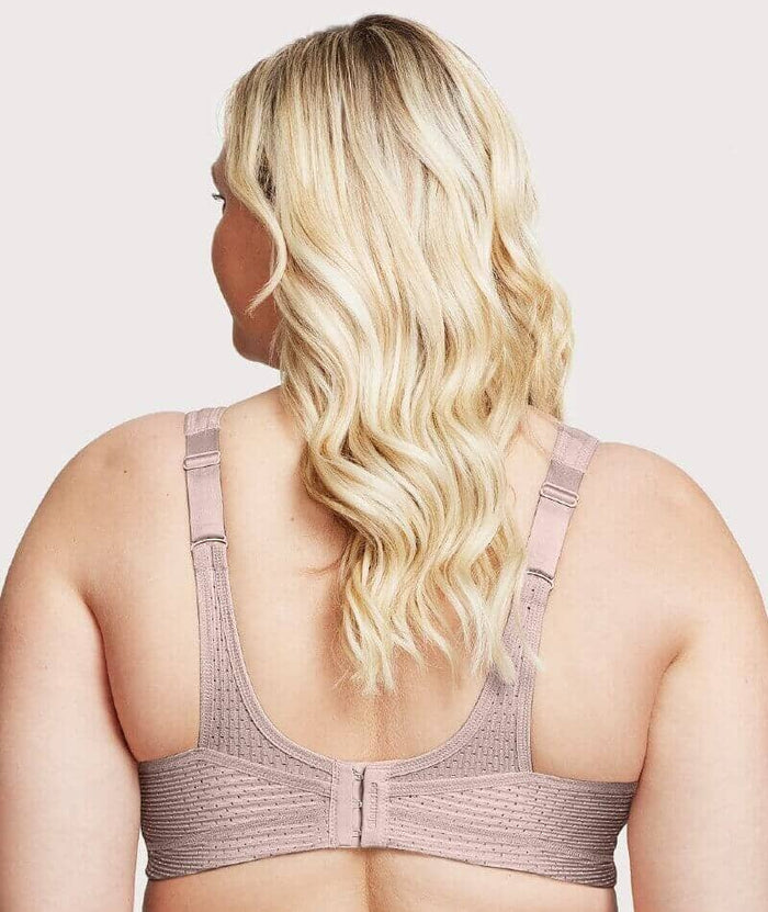 Glamorise No-Bounce Camisole Elite Wire-Free Sports Bra - Rose Tan Bras