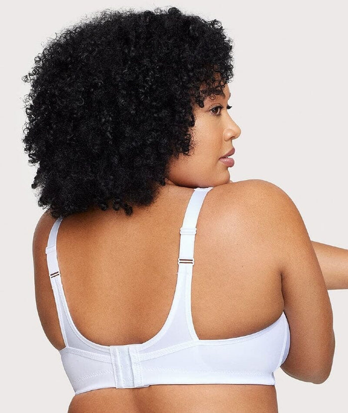Glamorise No-Bounce Camisole Wire-Free Sports Bra 2 Pack - White Bras