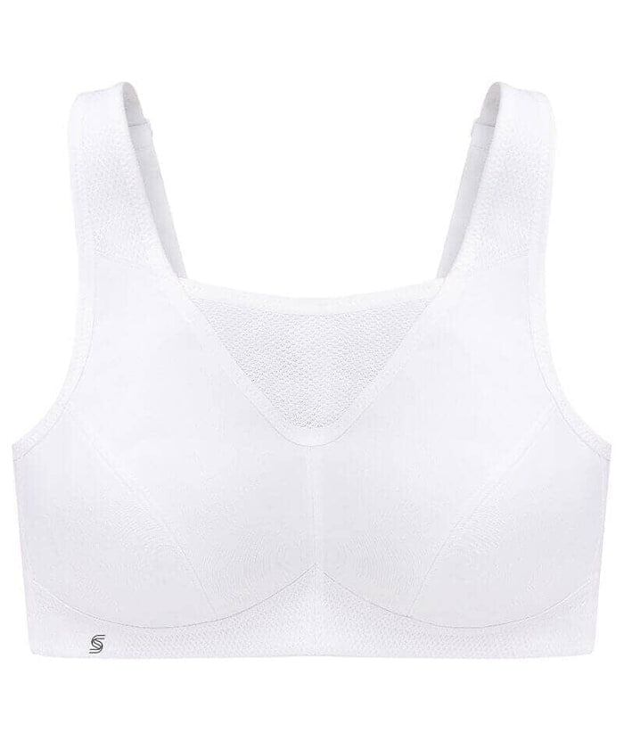 Glamorise No-Bounce Camisole Wire-Free Sports Bra 2 Pack - White Bras