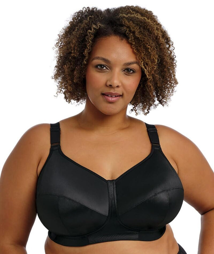 Goddess Celeste Wire-Free Bra - Black Bras