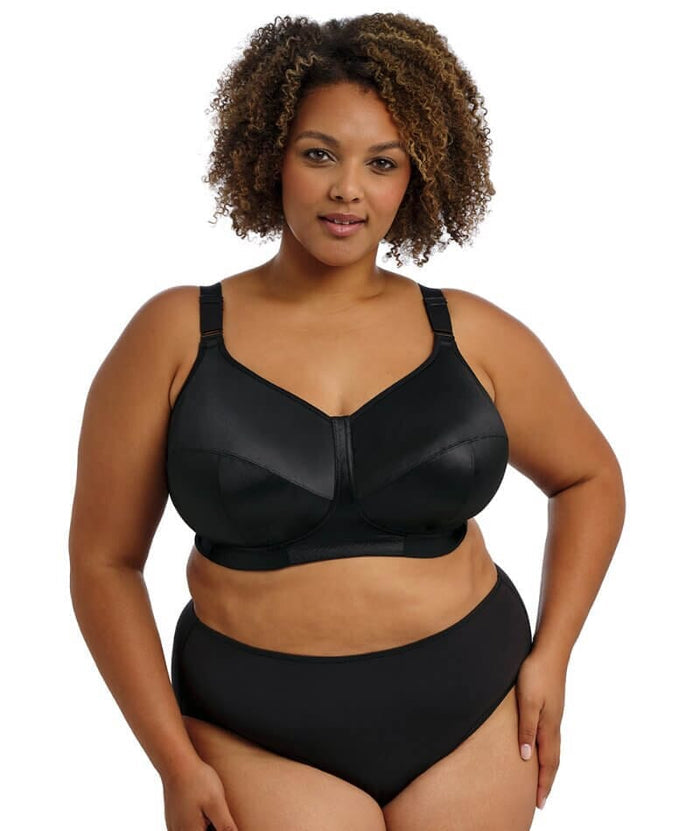 Goddess Celeste Wire-Free Bra - Black Bras