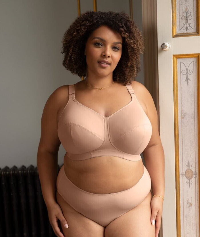 Goddess Celeste Wire-Free Bra - Fawn Bras