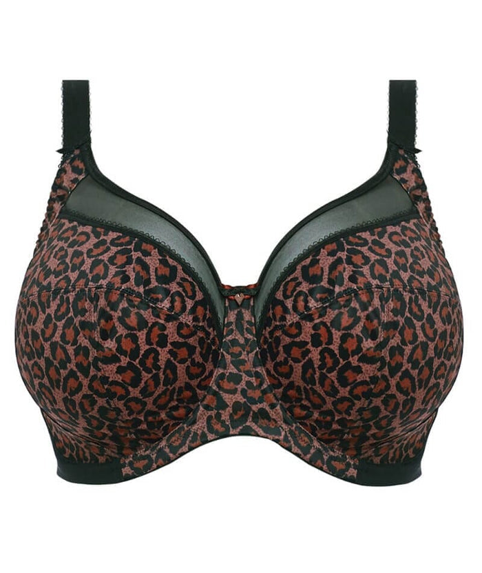 Goddess Kayla Underwire Banded Bra - Dark Leopard Bras