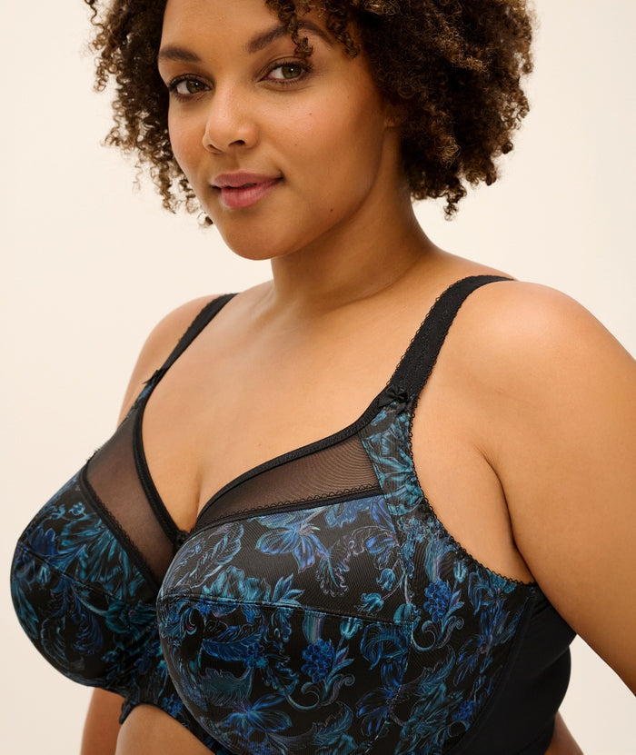 Goddess Kayla Underwire Banded Bra - Ornate