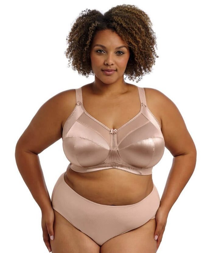 Goddess Keira Soft Cup Wire-Free Bra - Fawn Bras