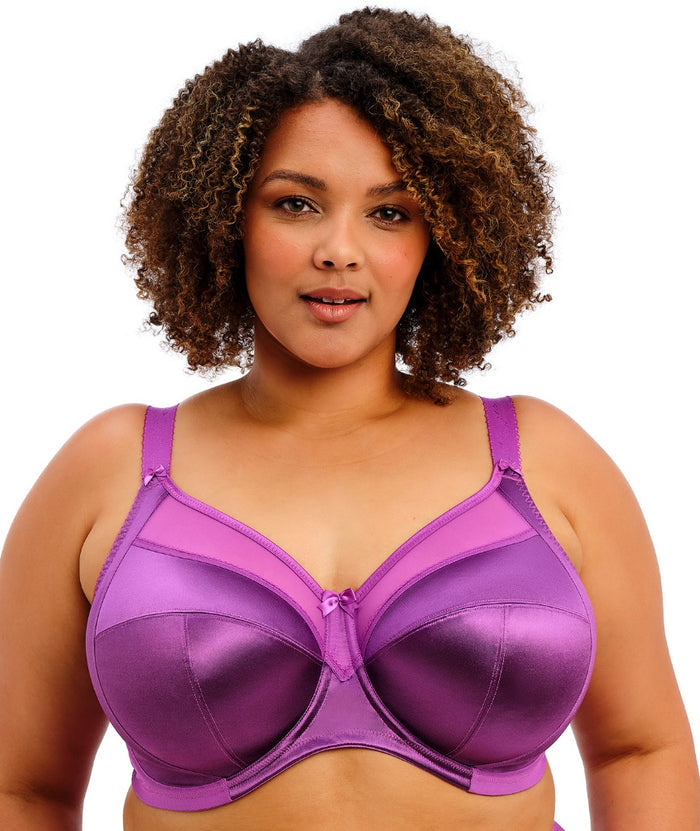 Goddess Keira Underwired Banded Bra - Amethyst