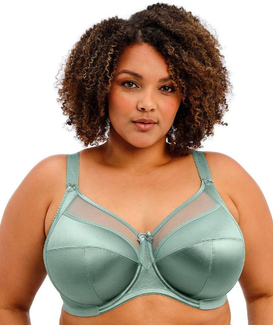 Goddess Keira Underwired Banded Bra - Seafoam