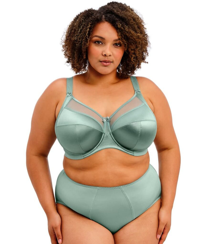 Goddess Keira Underwired Banded Bra - Seafoam