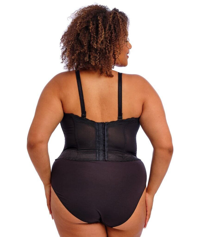 Goddess Lace Bridal Bustier - Black Bras