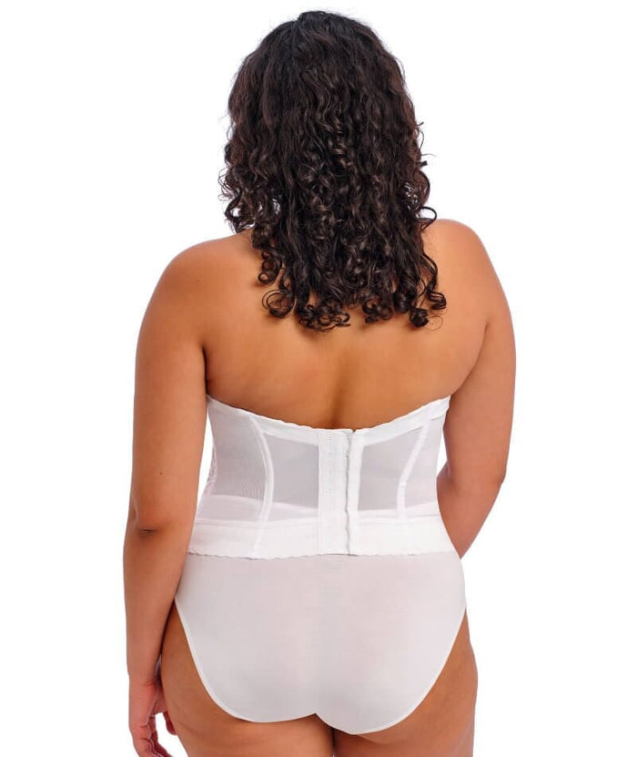 Goddess Lace Bridal Bustier - White Bras