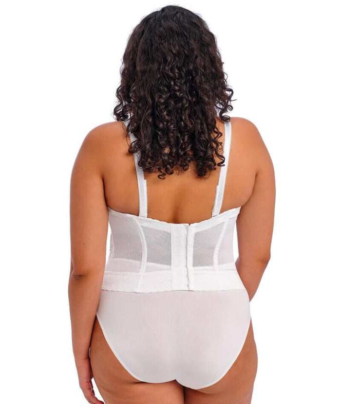 Goddess Lace Bridal Bustier - White Bras
