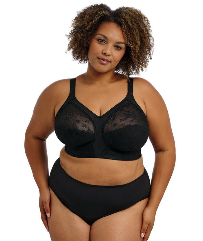 Goddess Verity Wire-Free Bra - Black Bras