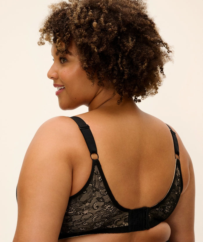 Goddess Yvette Underwire Moulded Bra - Black