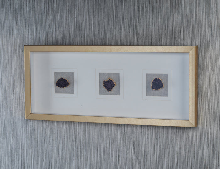 Gold Framed Amethyst Crystal - Decorative Accessories by Carlyle Avenue