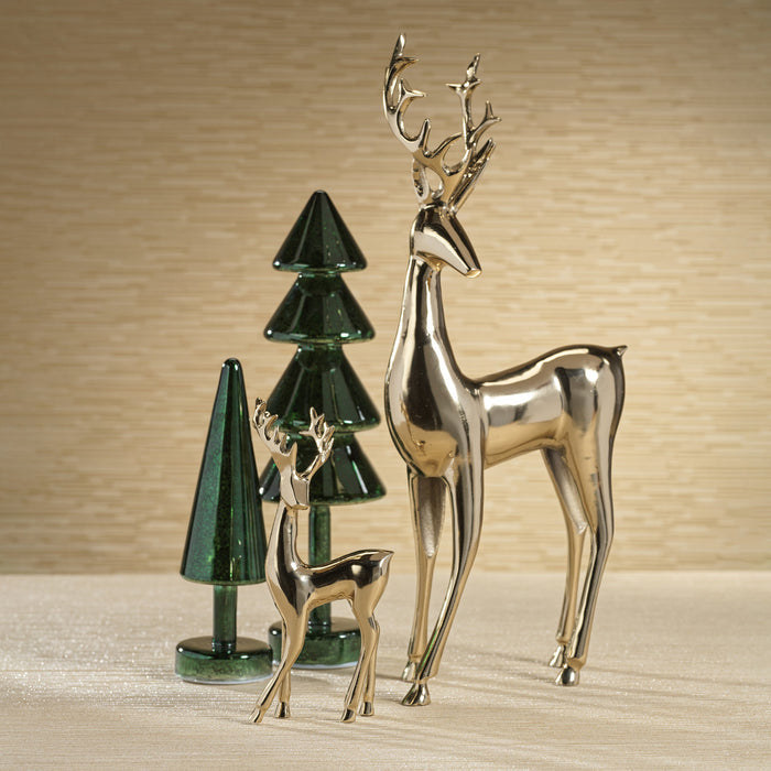 Golden Deer - Christmas Decor by Carlyle Avenue
