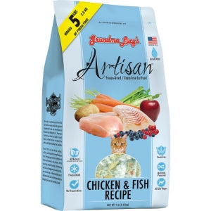 Grandma Lucy's Artisan Chicken & Fish Freeze-Dried Cat Food