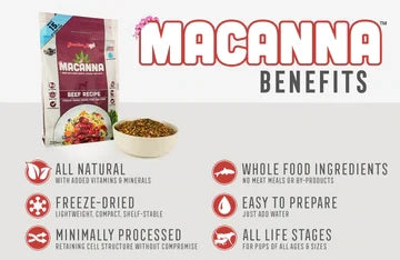 Grandma Lucy's Macanna Beef Freeze-Dried Dog Food