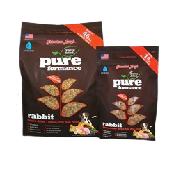Grandma Lucy's Pureformance Rabbit Chickpea Freeze-Dried Dog Food - Paw Naturals