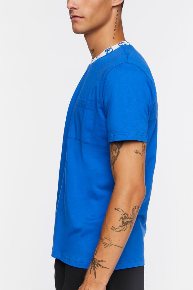 Graphic-Trim Crew Tee