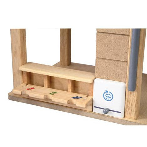 Green Dollhouse with Furniture