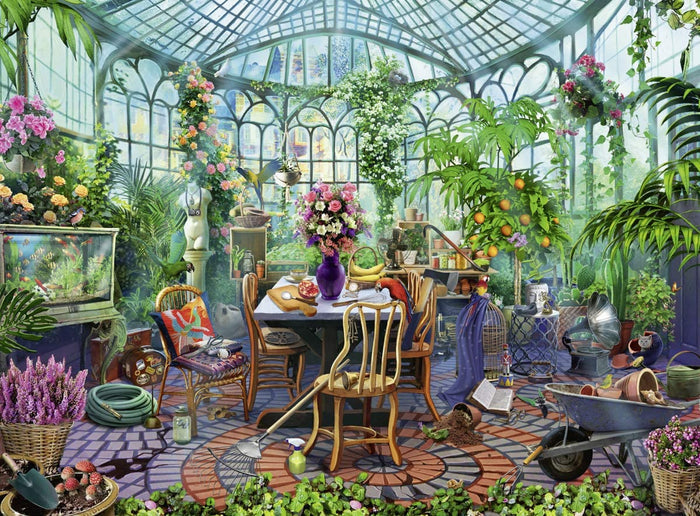 Greenhouse Mornings 500pc Puzzle