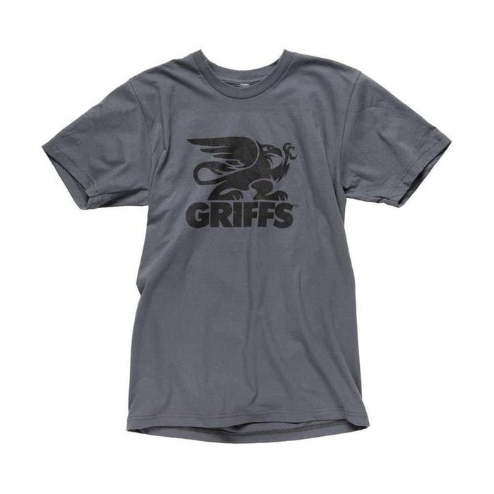 GRIFFS Classic Tee Dark Gray for Motorcycle Riders and Owners