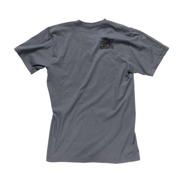 GRIFFS Classic Tee Dark Gray for Motorcycle Riding
