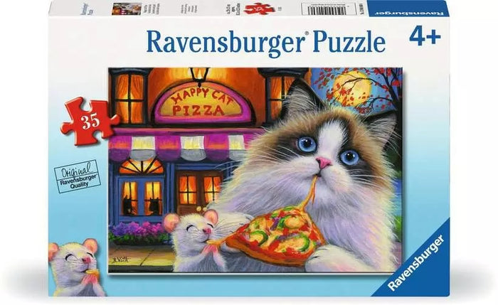 Happy Cat Pizza 35pc puzzle