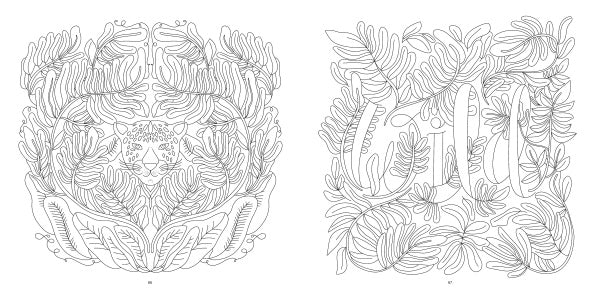Happy Place Coloring Book