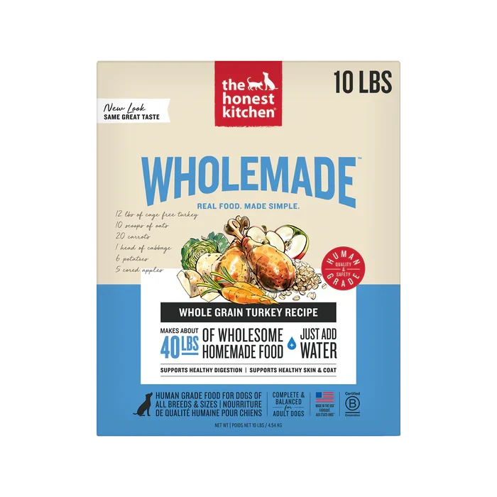 Honest Kitchen Wholemade Whole Grain Turkey Dehydrated Dog Food