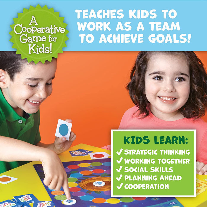 Hoot Owl Hoot! is a cooperative game  that teaches kids how to work together!