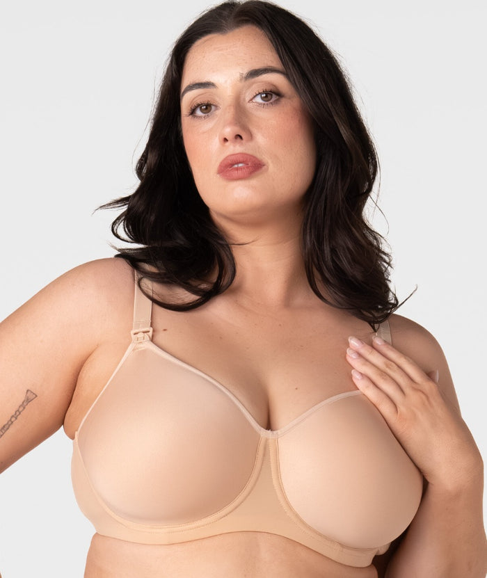 Hotmilk Obsession 2.0 Maternity & Nursing T-Shirt Bra - Frappe