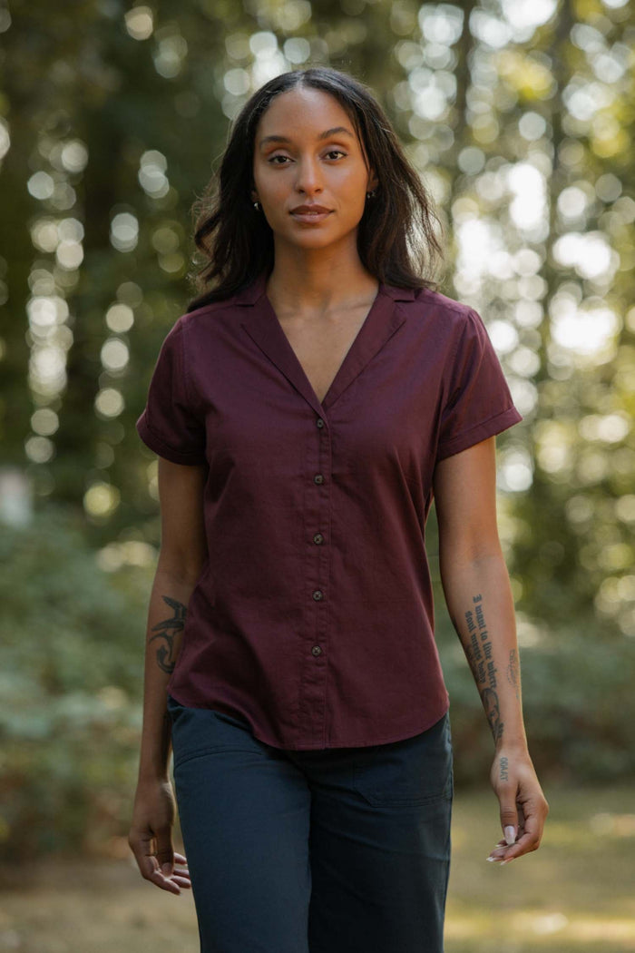 Innes Shirt - Burgundy